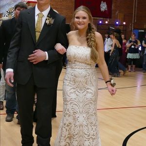 Only worn once! Prom Dress size 5